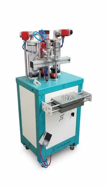 50-1000ml Dikey Çiftli Sıvı Dolum Makinası - Image 2